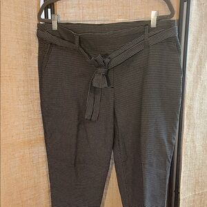 Jules & Leopold Monochrome Striped Trousers